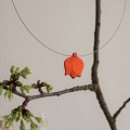 Collier tulpe orange